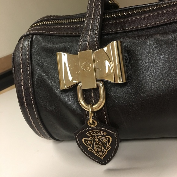 Gucci Boston Style Handbag Authentic - Picture 5 of 8